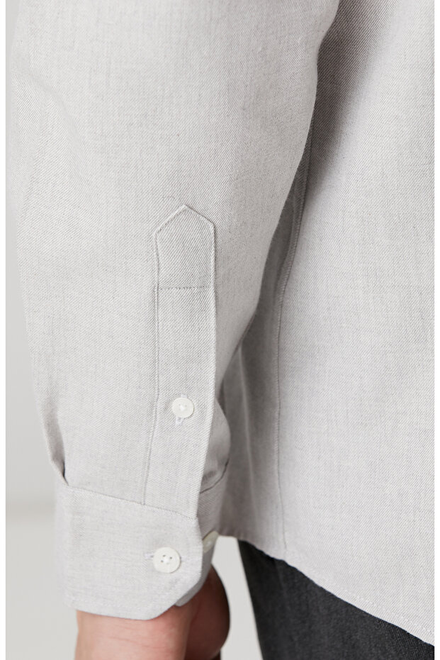 Taş Flanel Cotton Gömlek - 7