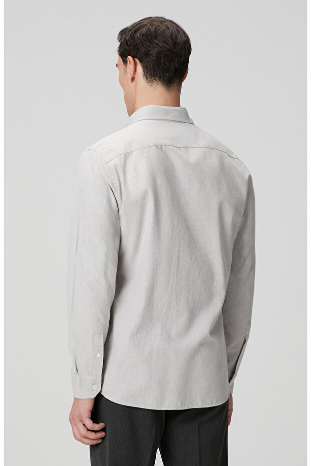 Taş Flanel Cotton Gömlek - 5