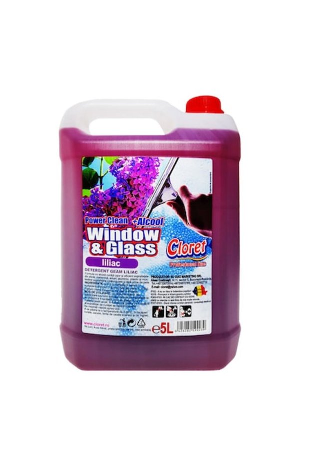 Detergent de geamuri Liliac 5L