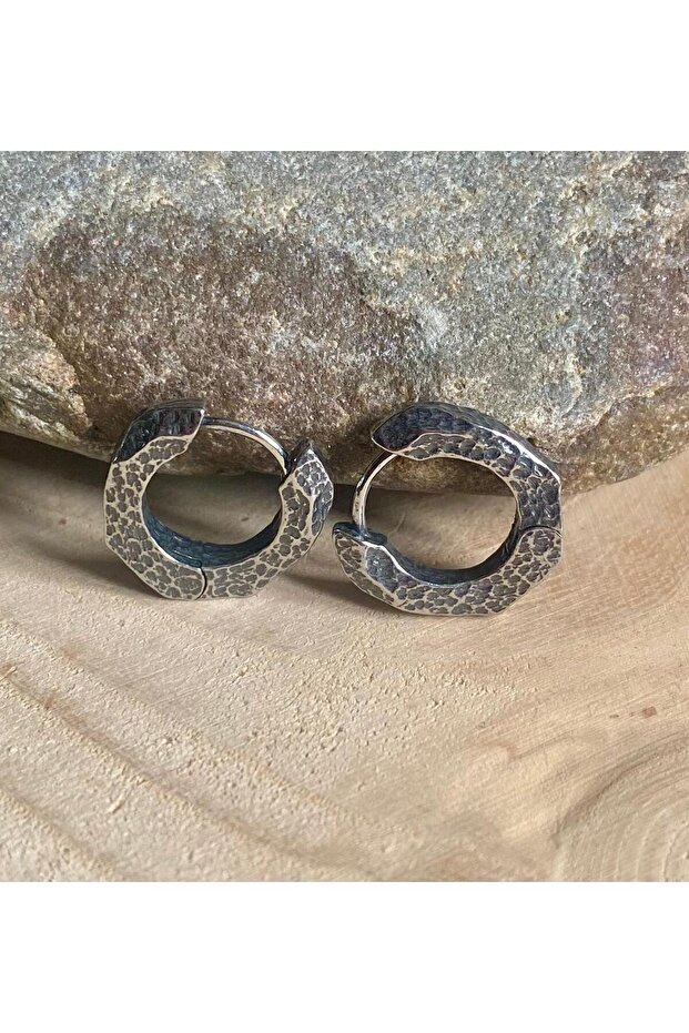 Vintage Style Interlocking 316L Stainless Steel Tarnish-Free Earrings Pair