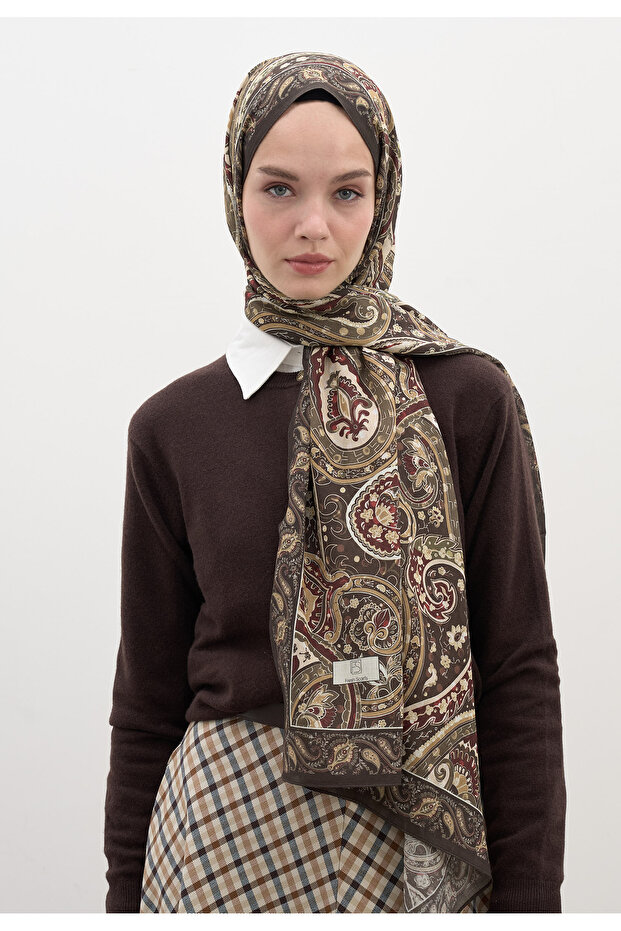 شال بانتيا ديسين كاكي - 2