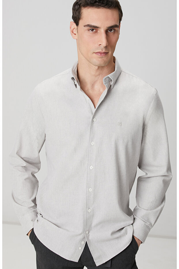 Taş Flanel Cotton Gömlek - 2