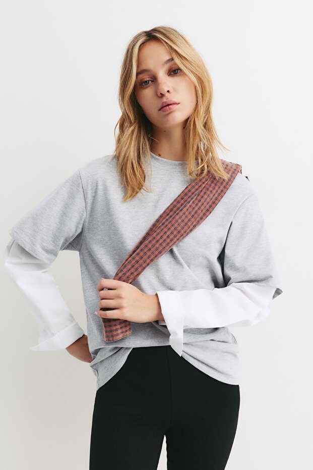 Çift kollu t-shirt - 2