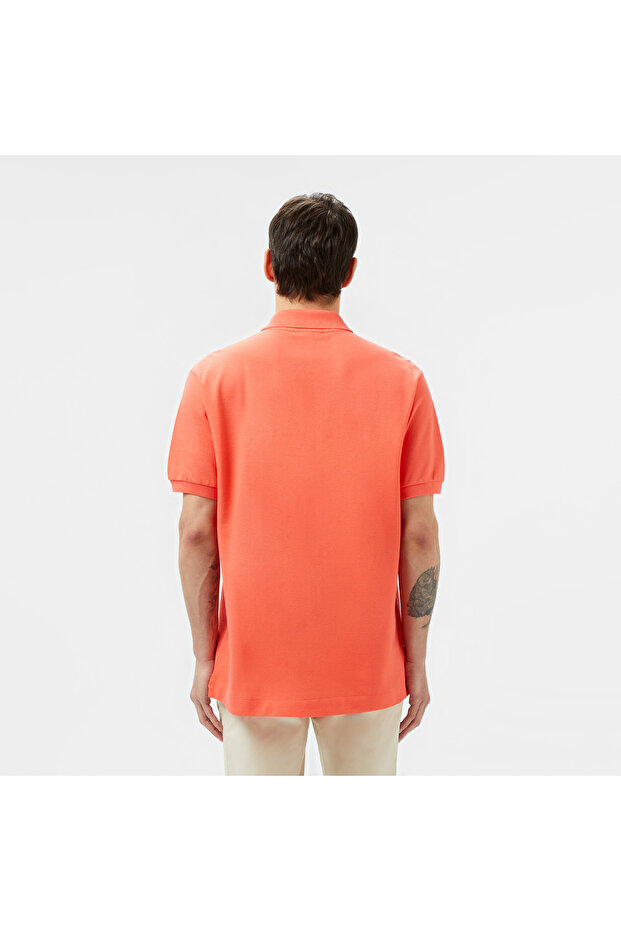 L.12.12 Erkek Classic Fit Turuncu Polo - 3