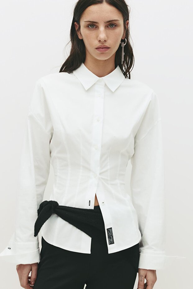 Vücuda oturan gömlek - 5