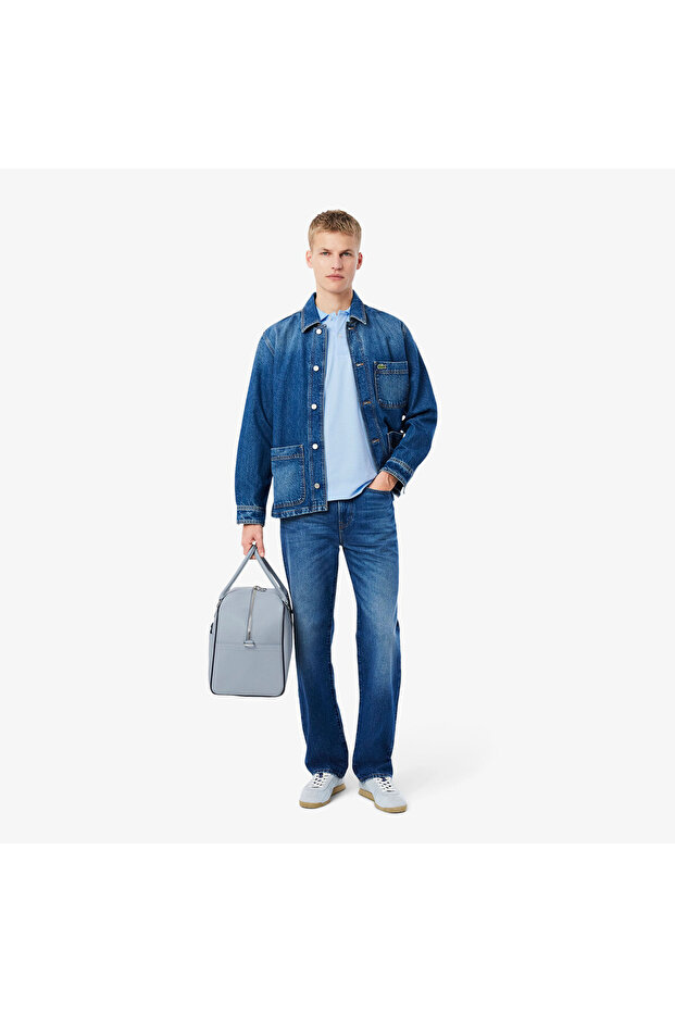 L.12.12 Erkek Classic Fit Mavi Polo - 5