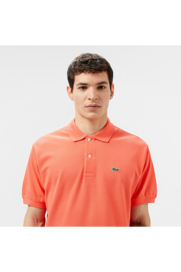 L.12.12 Erkek Classic Fit Turuncu Polo - 2