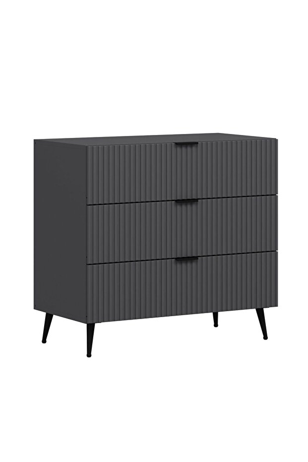 Kale Şifonyer Plus Antrasit/Antrasit - 4