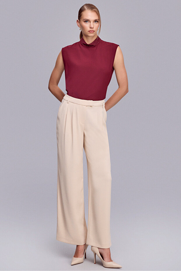 821 PANTOLON BEJ - 1