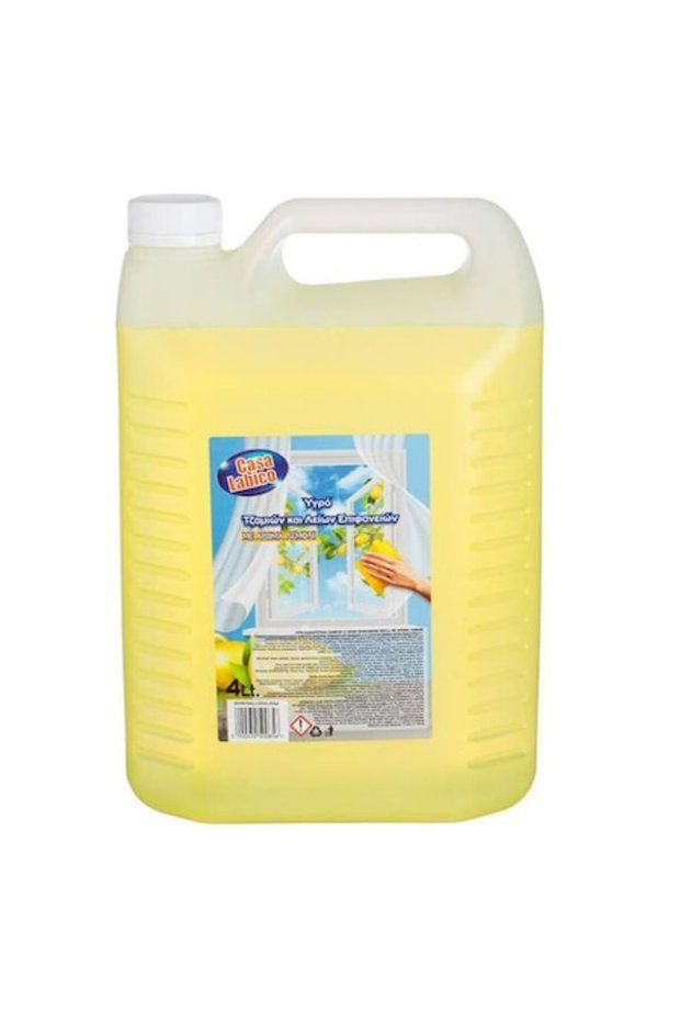 Window & Smooth Surface Cleaning Solution with Lemon Scent, 4 L -