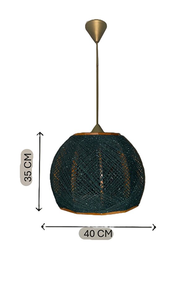 Bohem,Rustik,Modern,Doğal,El Yapımı Sarkıt Avize - 4