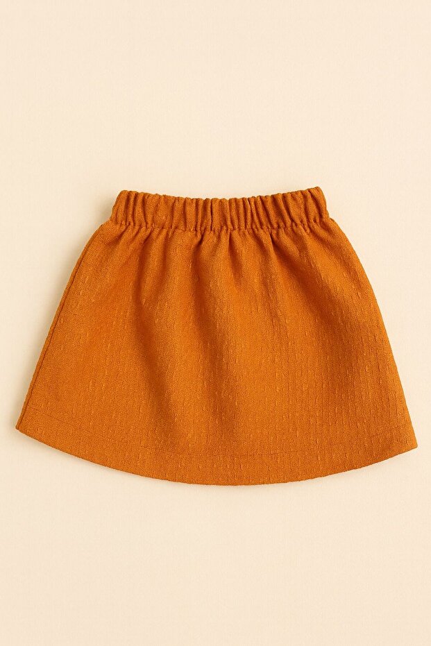 Girl's Chanel Fabric Basic Skirt