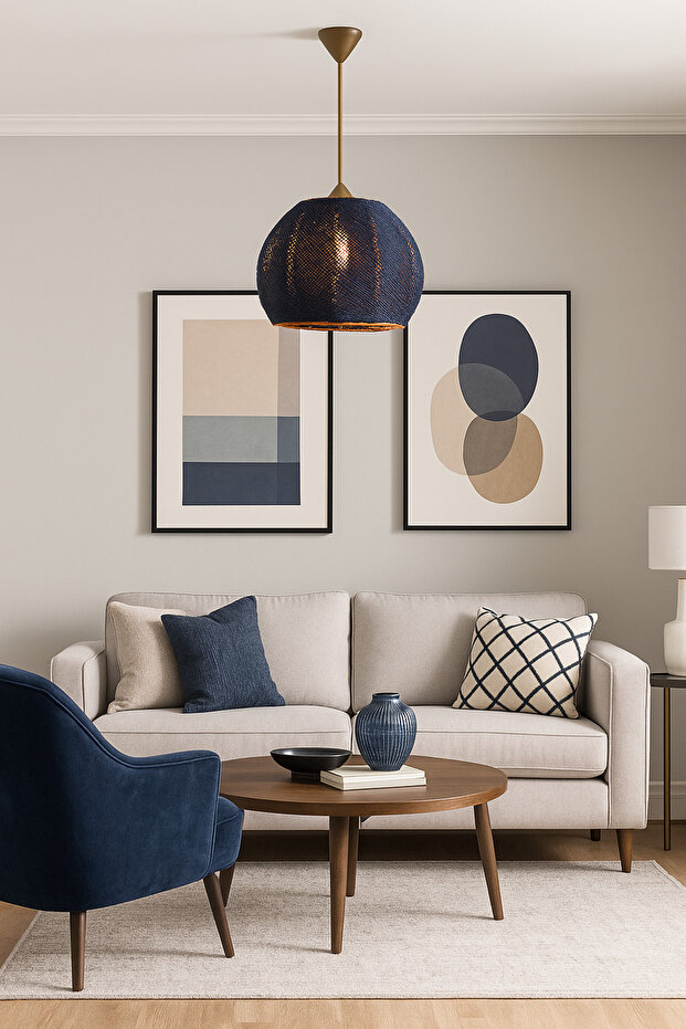 Bohem,Rustik,Modern,Doğal,El Yapımı Sarkıt Avize - 1