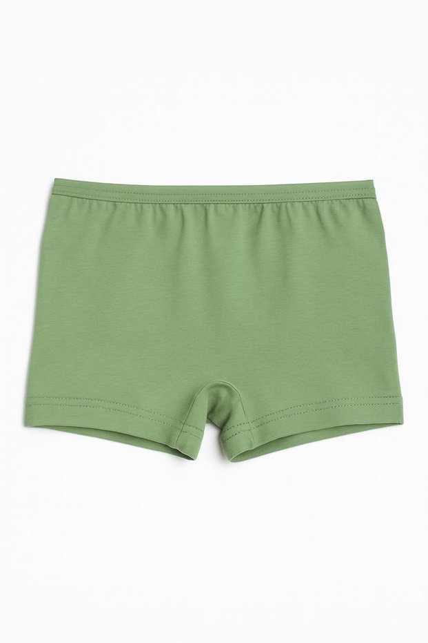 Girls' Cotton Shorts Set of 4 | Multi-Colored Summer Basic Casual Knitted Shorts Pack