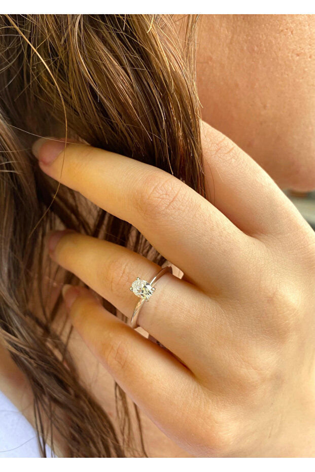 0.52 CT. TEK TAŞ YÜZÜK - 4