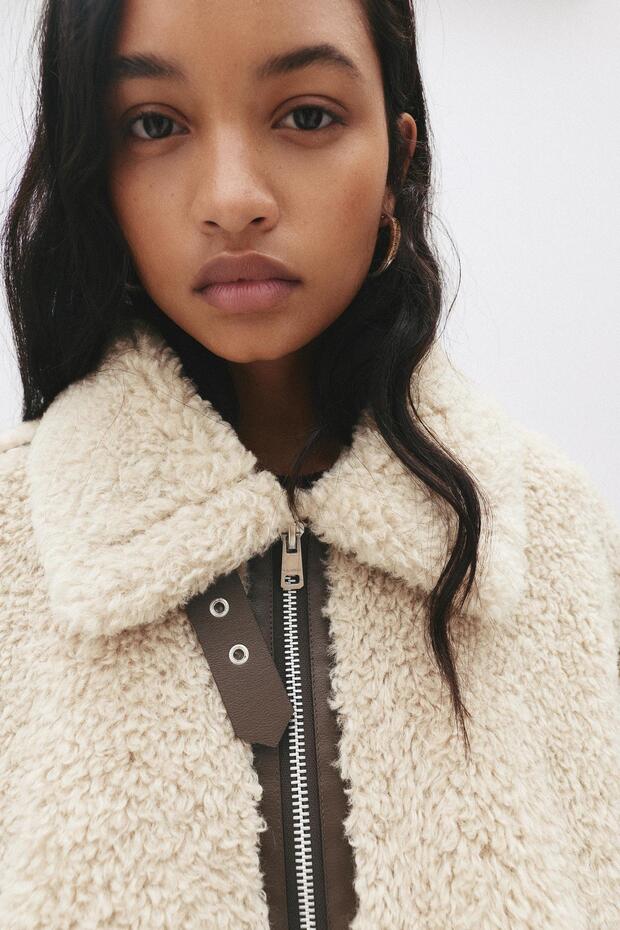 Çift taraflı suni yünlü ceket - 5