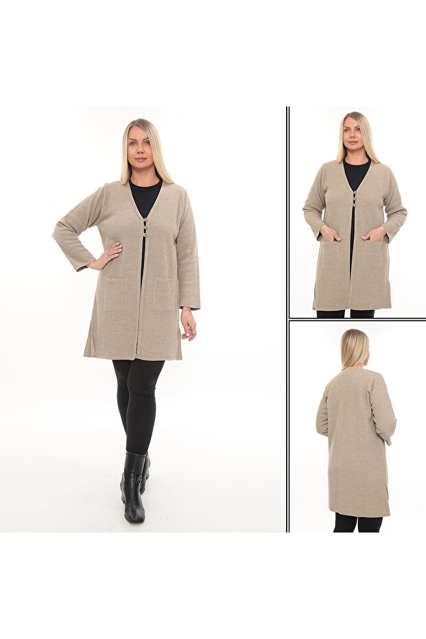 Sade ve Şık Triko Hırka - 1