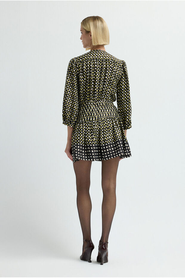 Büzgülü Elbise - 7