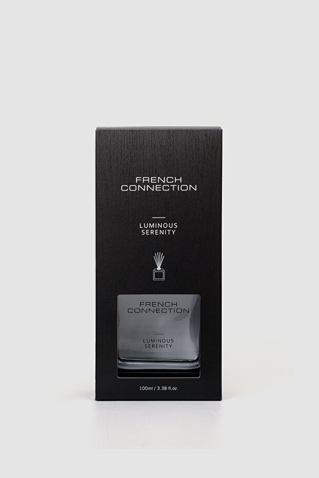 معطر جو من القصب ذو إطار خشبي أسود، 100 مل
