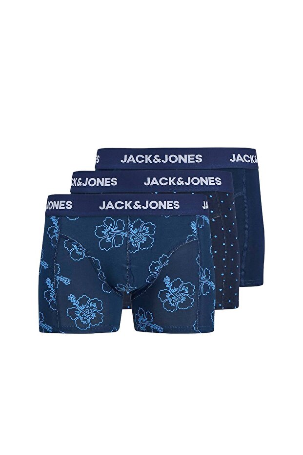 Jack Jones Canthony Prınt 3 Pack Men's Boxer 12298171