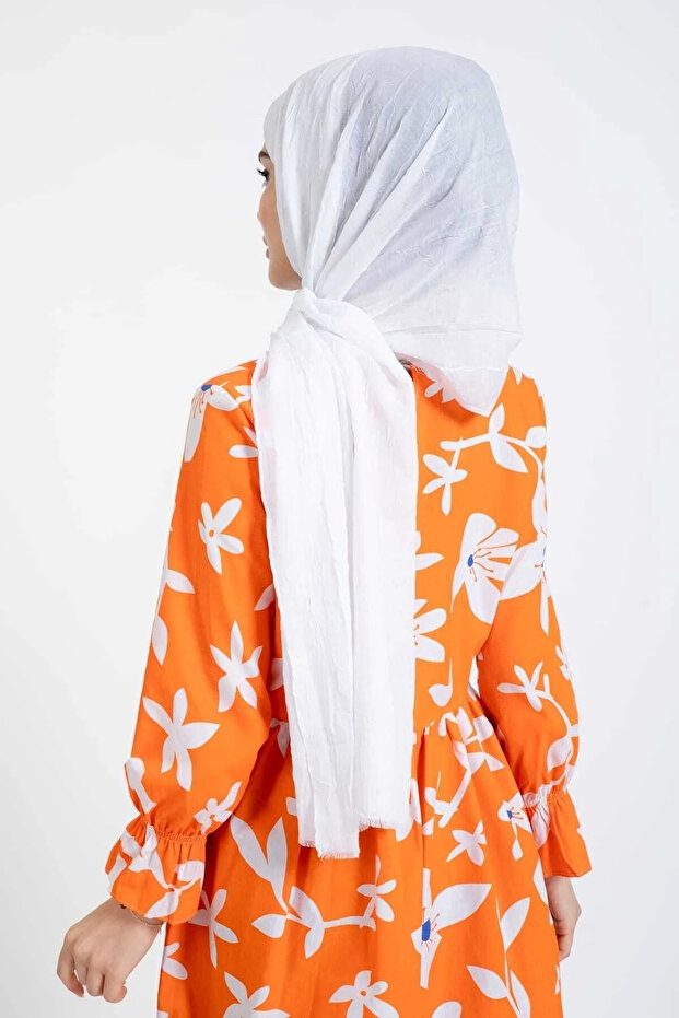 شال من الخيزران الأبيض - 7