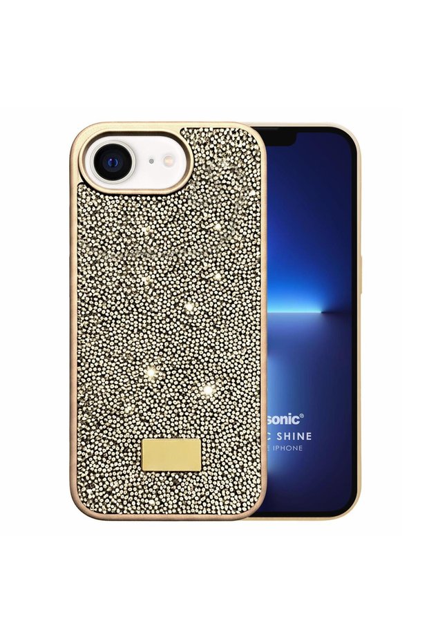 Appl iPhone 17E Case Cosmic Shine Gold