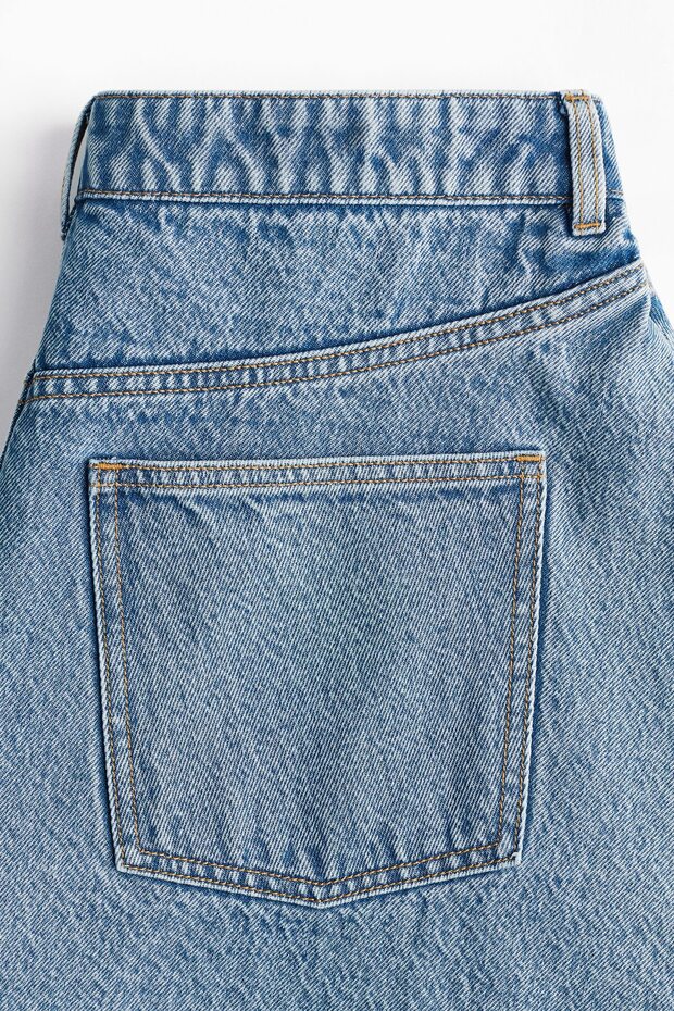 Kloş Kot Mini Etek - 6