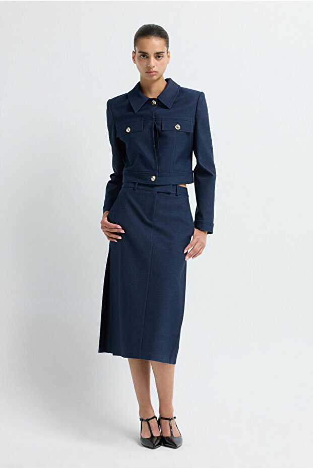 Yırtmaçlı Etek - 6