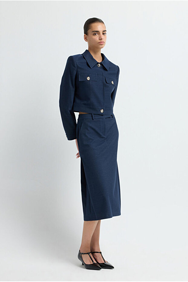 Yırtmaçlı Etek - 4