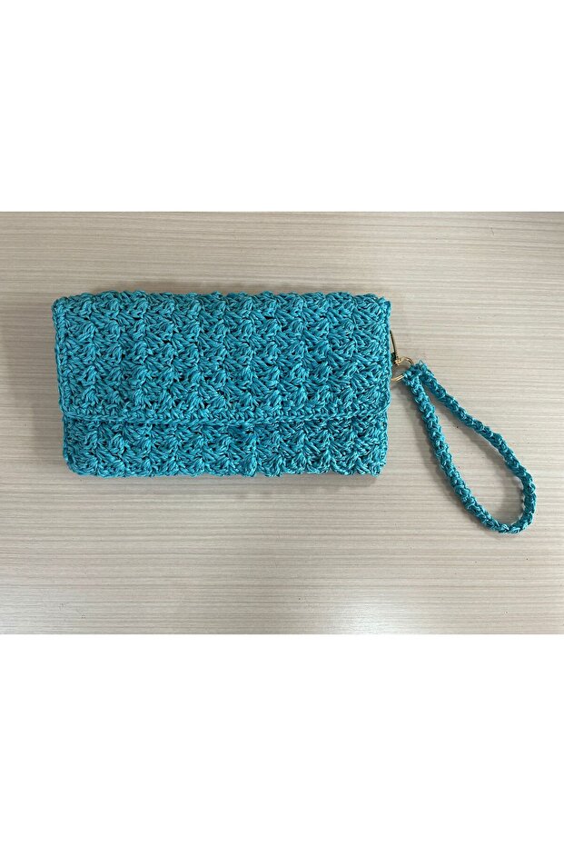 Örgü Clutch Çanta