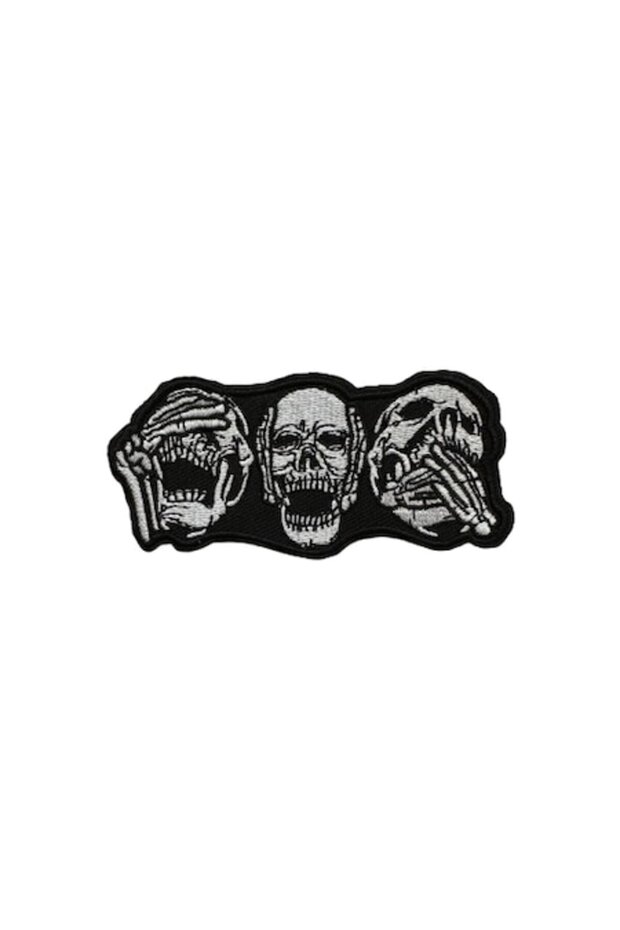 Patch decorativ brodat, multicolor, 4,5 x 9 cm