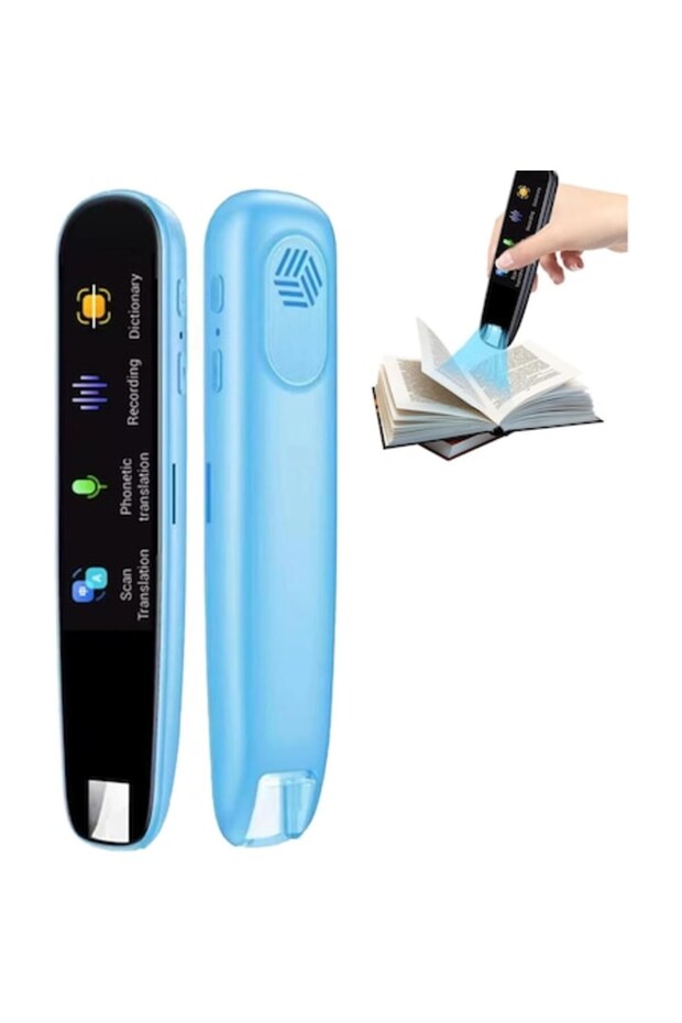 2-in-1 Smart Pen Scanner & Translator — Voice/Text in 116 Languages, 2.23" Touch, WiFi, Bluetooth - 1