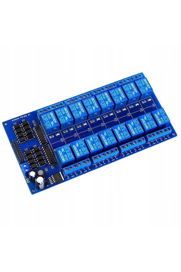 Rosfix 16-Channel 12v Arduino Relay Module - 4