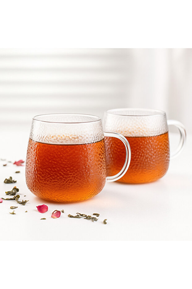 2-Piece Cups 300ml Borosilicate Glass
