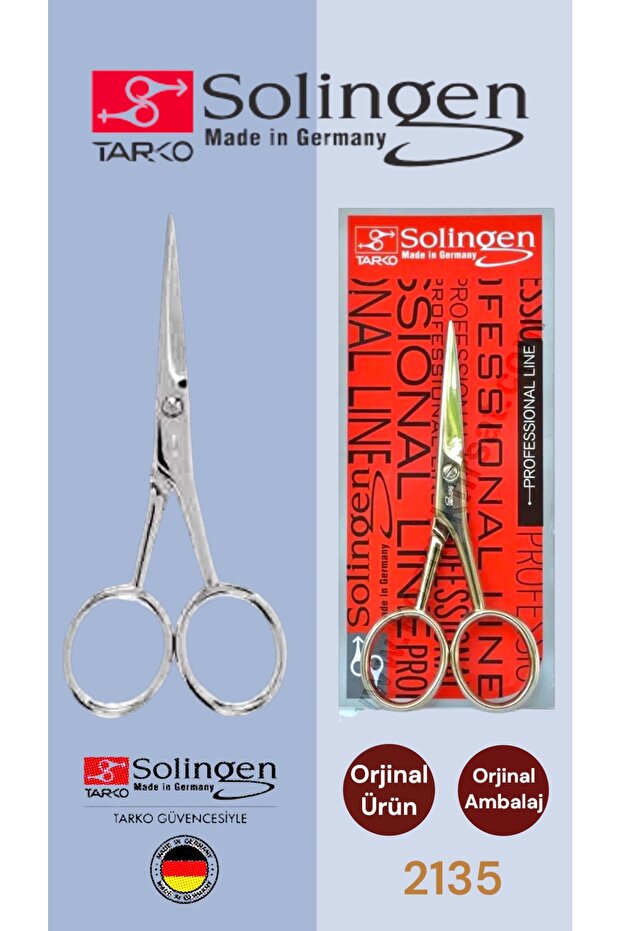 Solingen 2135 Mustache Scissors (Tarko Solingen Product, Seller Cosmetics126)