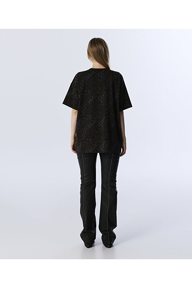PATCH'Lİ LEOPAR DESEN TİŞÖRT - 6