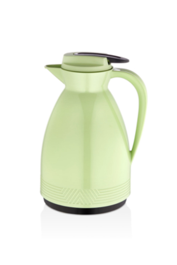 1 Liter Glass Thermos | Heat Resistant Double Layer | Picnic Camping Office Cafe Home Use