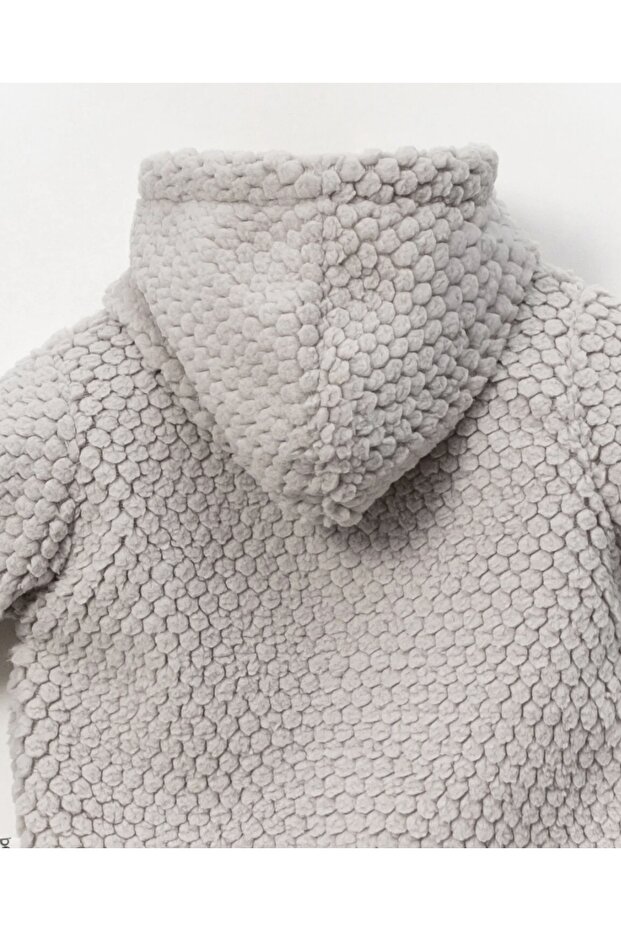 Welsoft Baskılı Kapüşonlu Hırka - 2