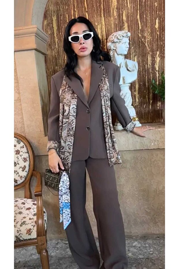 Satin Lined Scarf Set