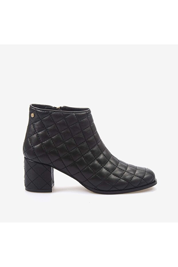 Hakiki Deri Kadın Kapitone Bot 9209-22 - 1