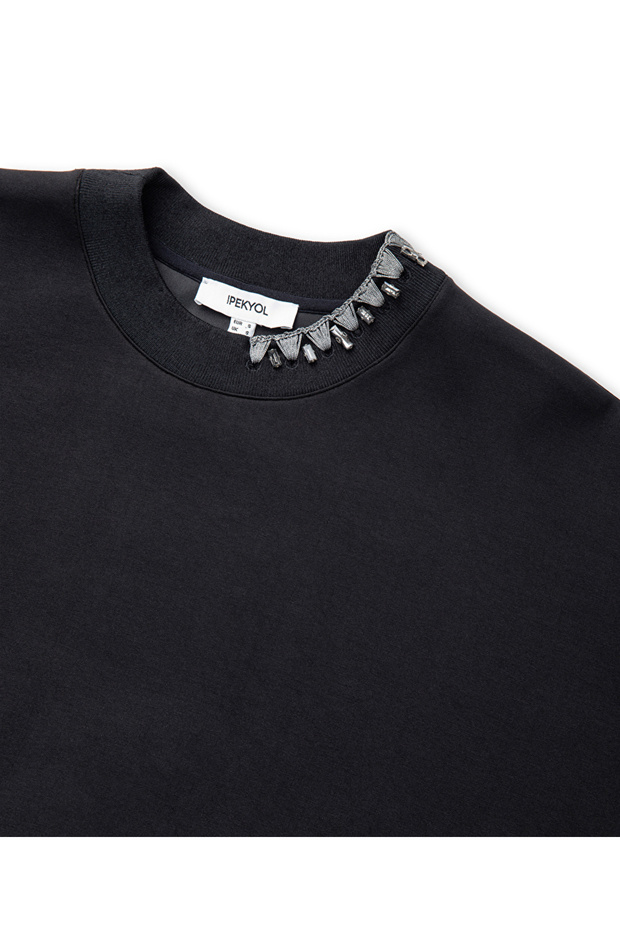 İşlemeli sweatshirt - 4