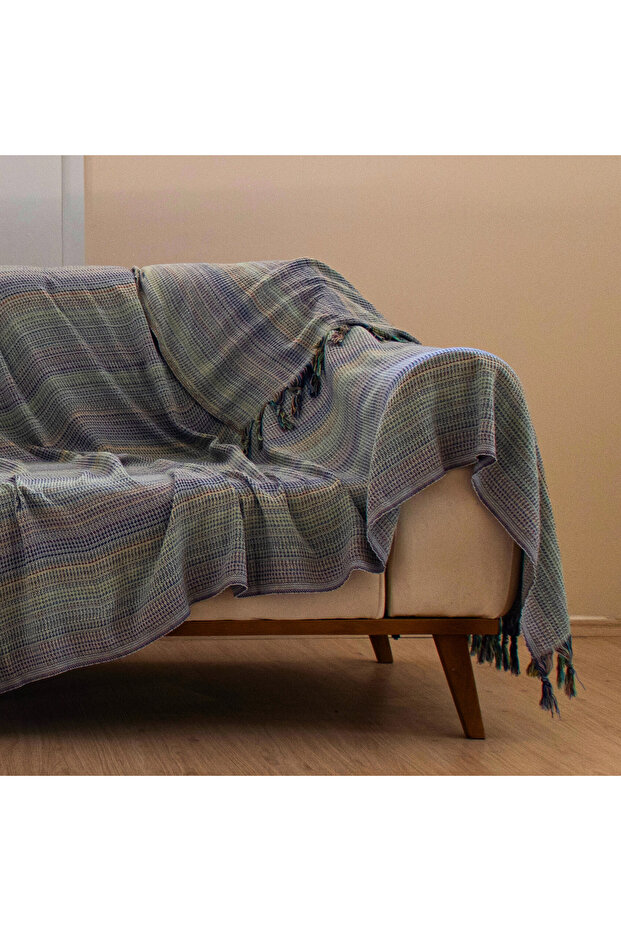 Çok Amaçlı Yatak Örtüsü ve Koltuk Örtüsü - Çift Kişilik 200 X 250 cm, Yumuşak, Hafif, Dekoratif Pike - 3