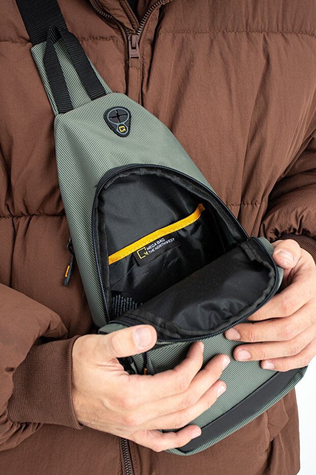 حقيبة صدر وحقيبة ظهر بحزام متقاطع - 2