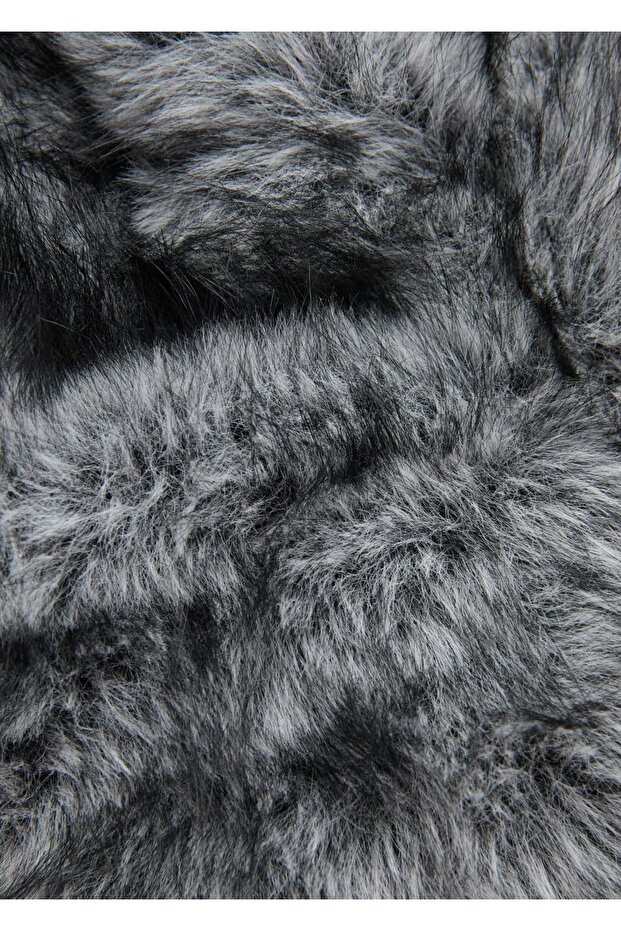 Kürk görünümlü şapka - 3