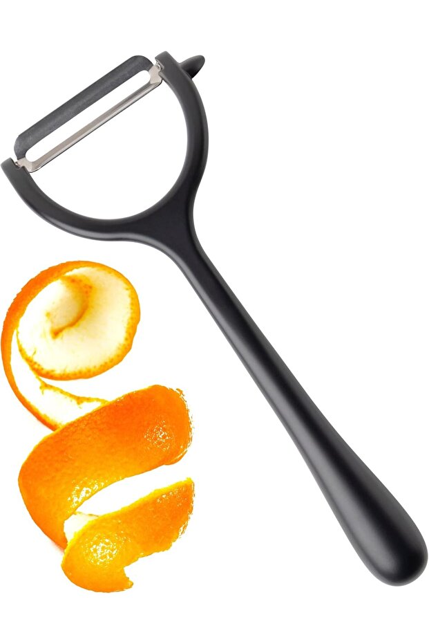 2PCS Premium Y-Shaped Vegetable Peeler (Matte Black)