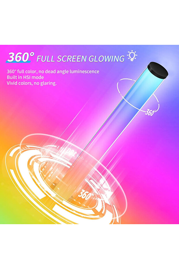 Smart Light Bars with 360° RGB LEDs, ambient light, Remote Control, Bluetooth, Light Shows - 8