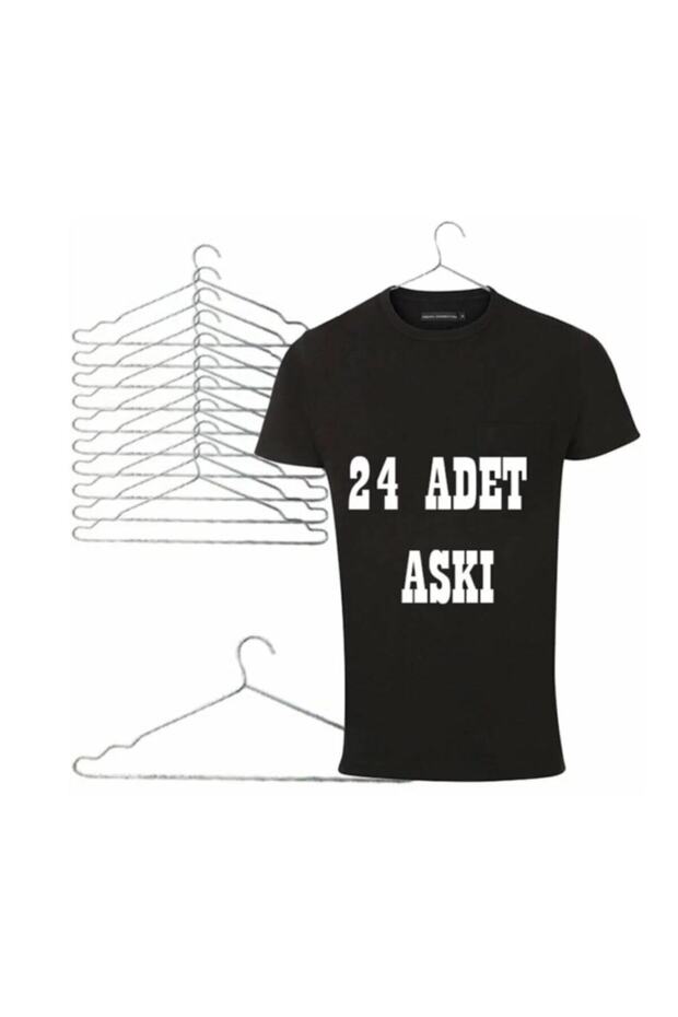 Metal Clothes Hanger Clothes Hanger 24 Pieces