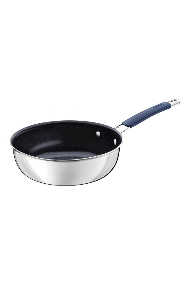 Romagna Blue Ceramic Surface 7 Piece Cookware Set - 3