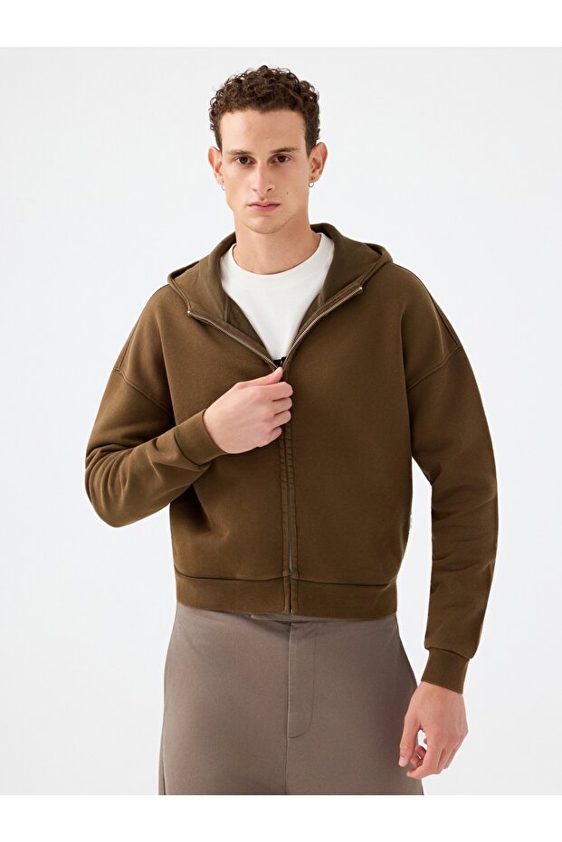 Oversize Fit Erkek Sweatshirt - 5