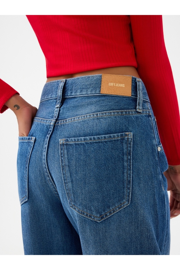 Barrel Regular Fit Kadın Pantolon - 6